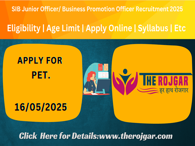South Indian Bank SIB Junior Officer 2025 Apply Online form.